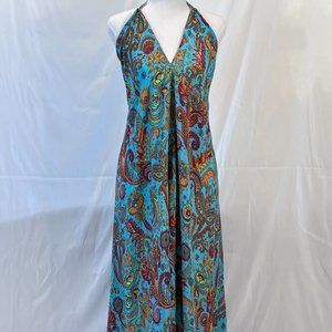 Go Gal Long Silk Dress